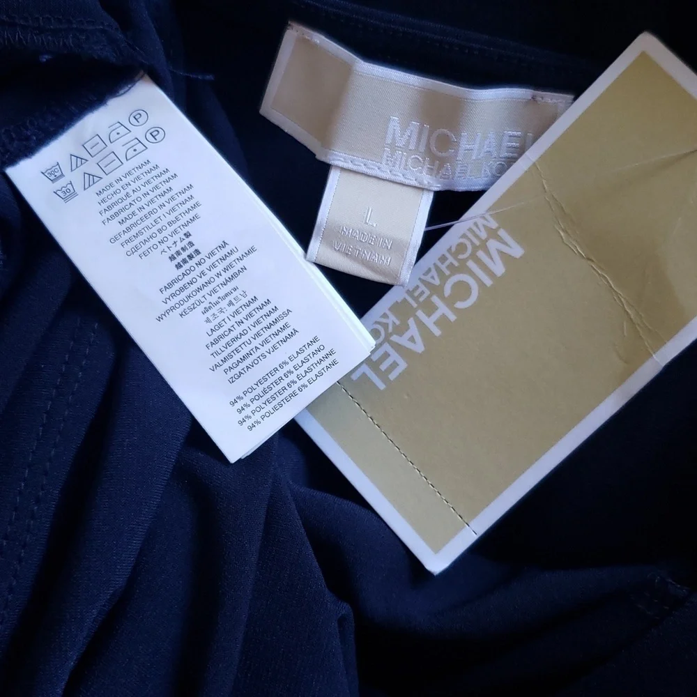 Michael Kors Blue Tank Top Size L New